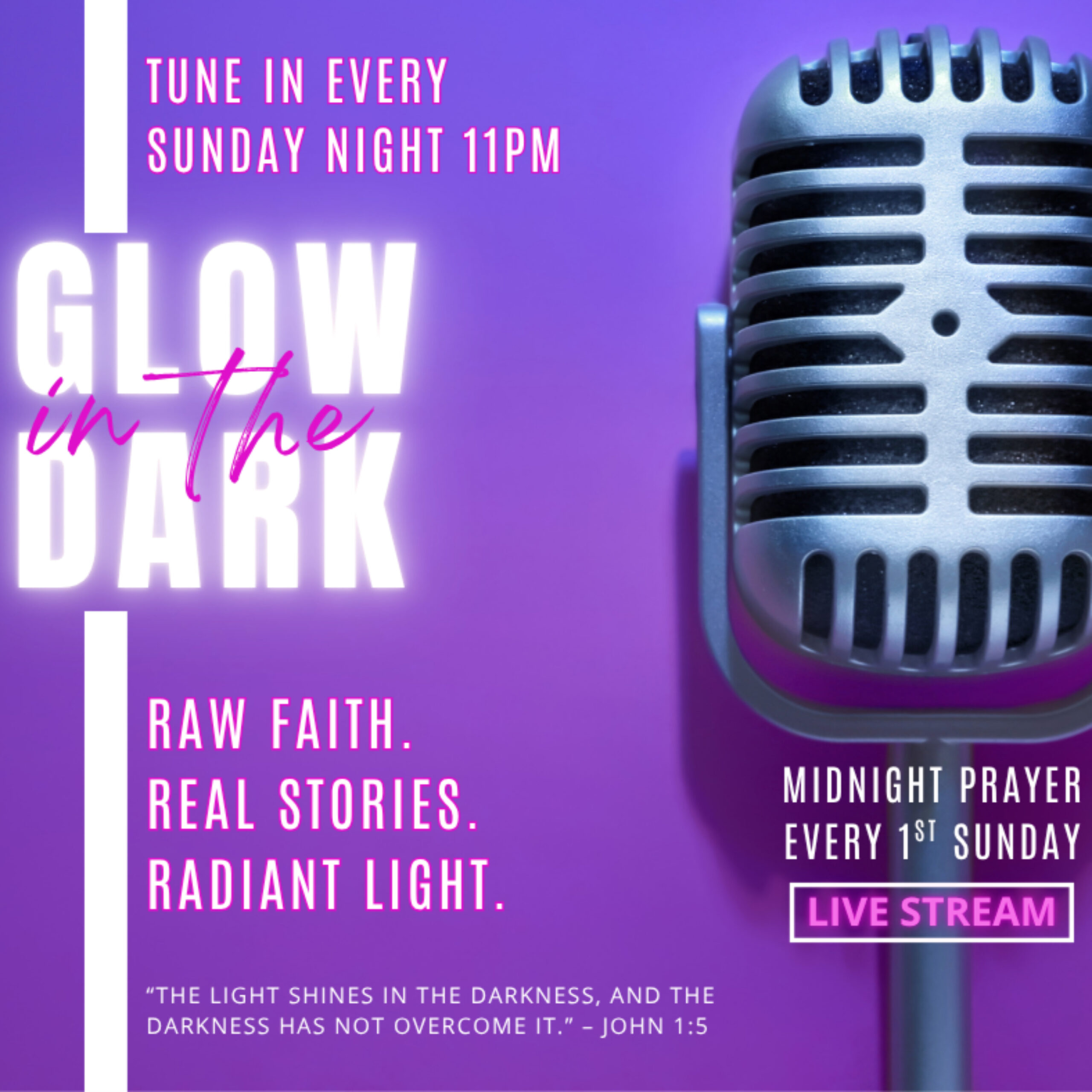 Glow in The Dark podcast artwork